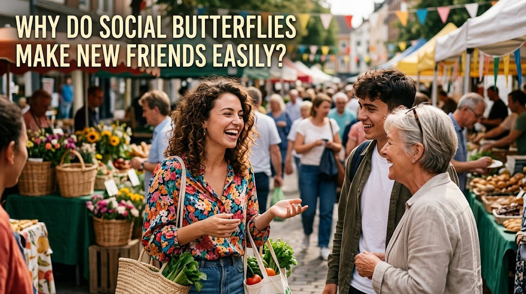 Why Do Social Butterflies Make New Friends Easily?