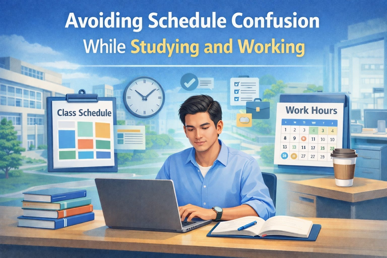 Avoiding a Messy Schedule While Studying While Working
