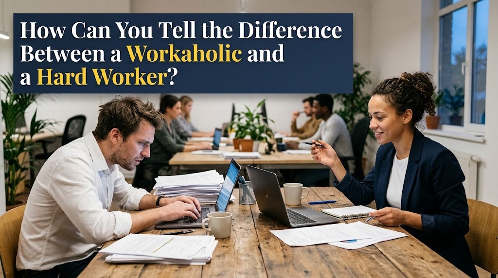 How Can You Tell the Difference Between a Workaholic and a Hard Worker?