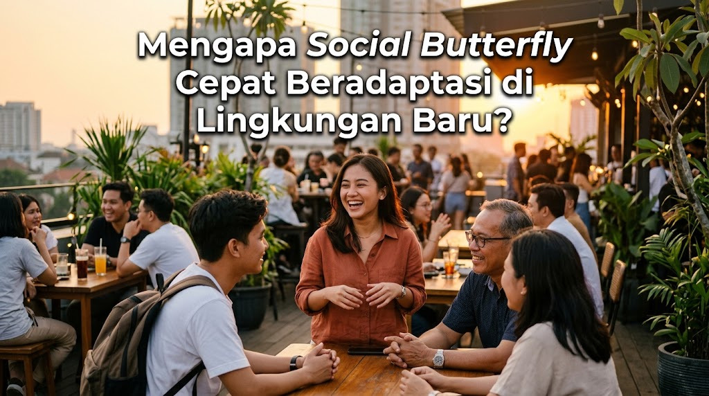 Mengapa Social Butterfly Cepat Beradaptasi di Lingkungan Baru?