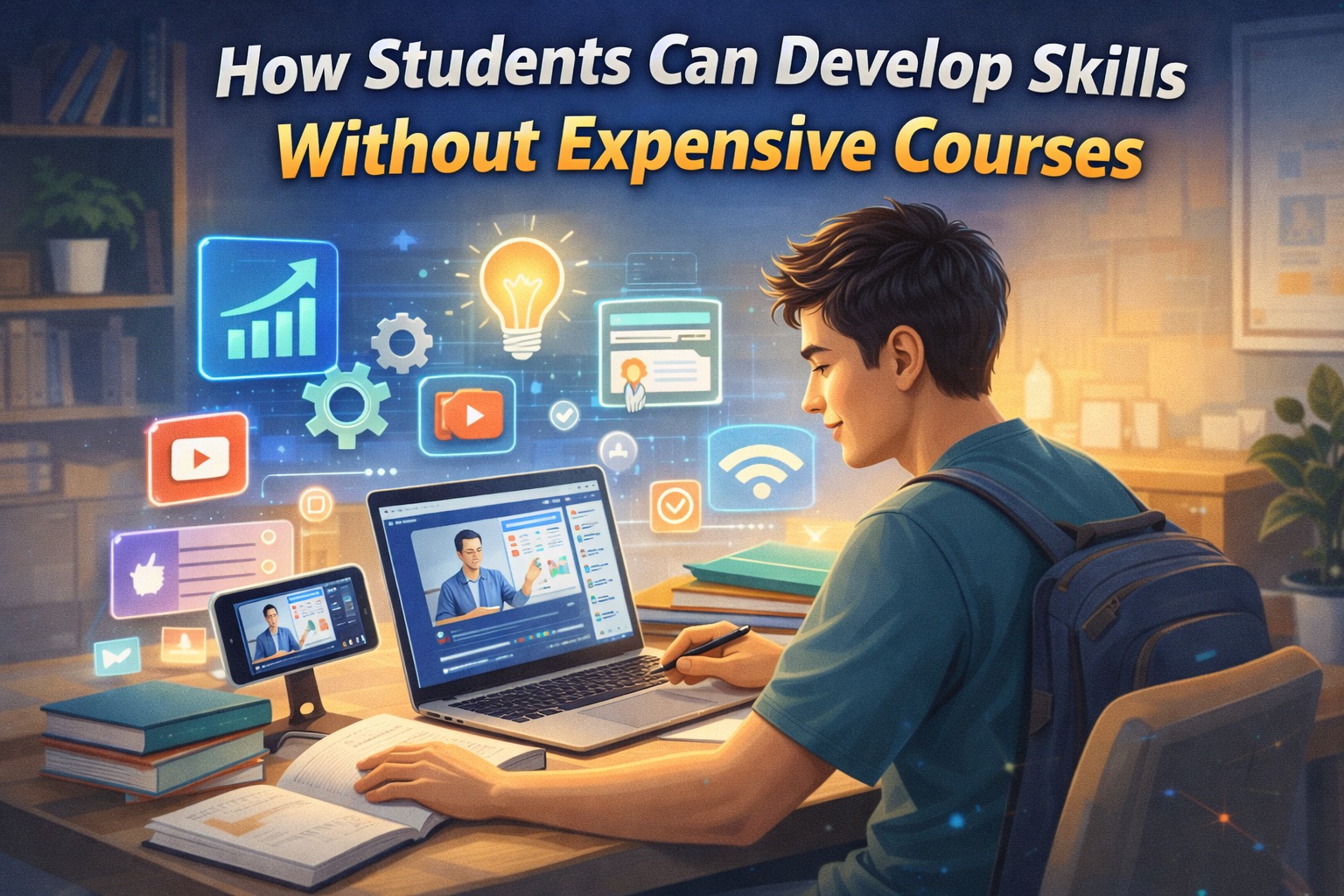How Students Can Develop Skills Without Expensive Courses