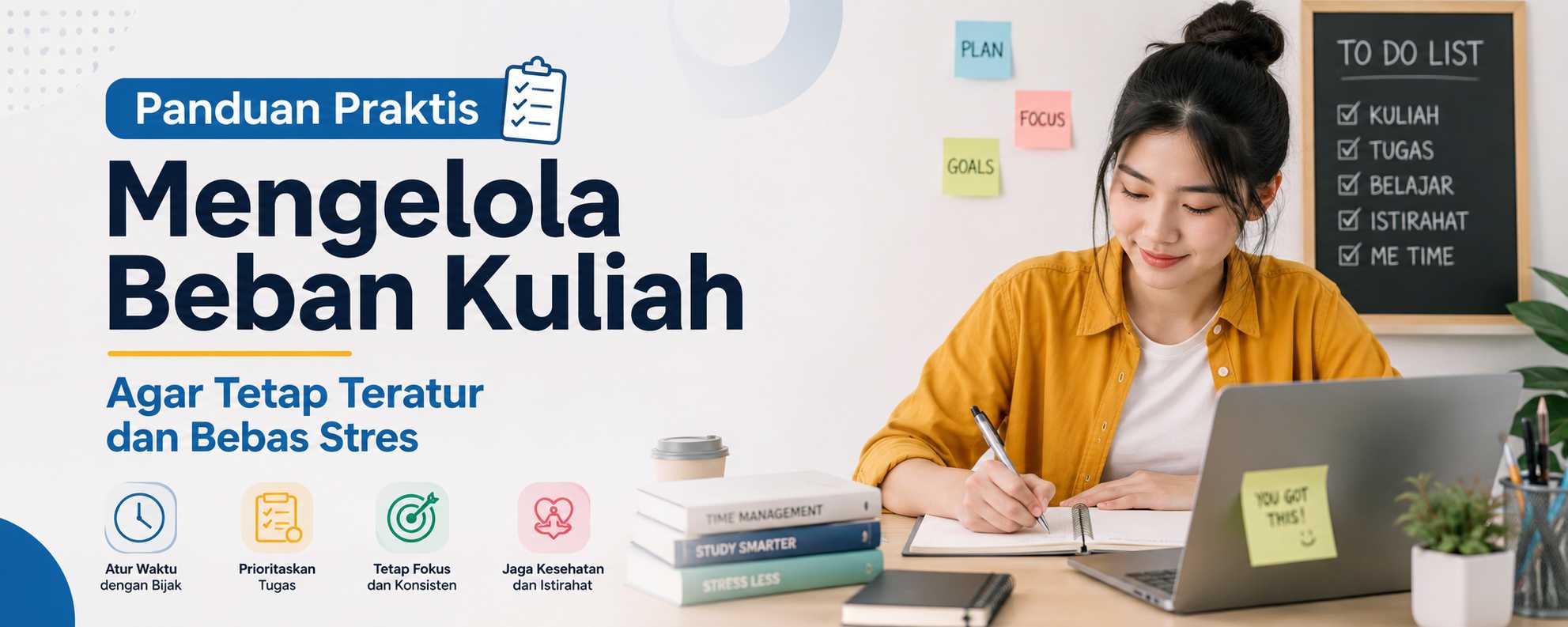 Panduan Praktis Mengelola Beban Kuliah Agar Tetap Teratur dan Bebas Stres