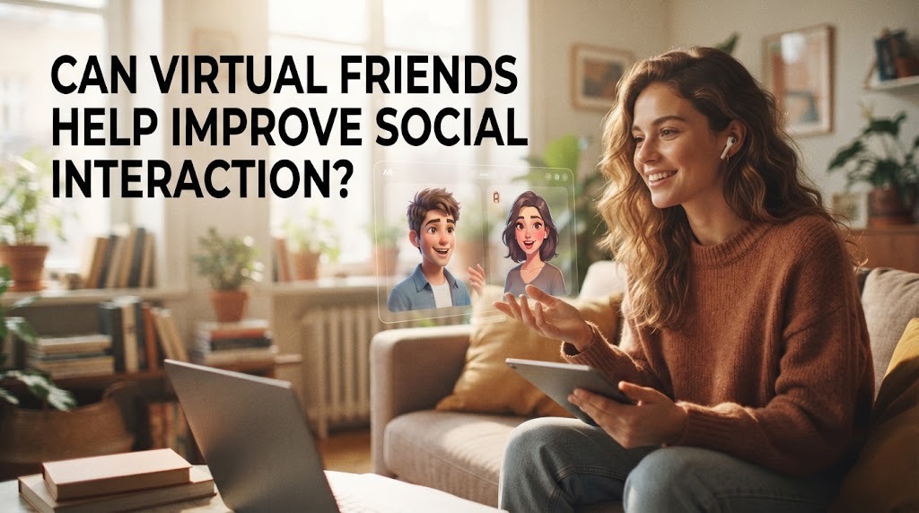 Can Virtual Friends Help Improve Social Interaction?