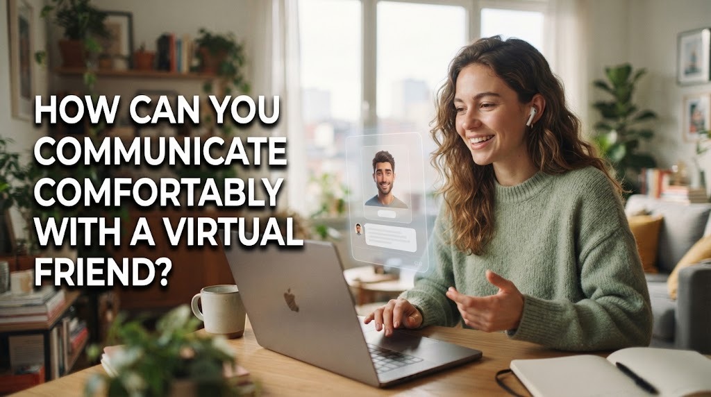 How Can You Communicate Comfortably With A Virtual Friend?
