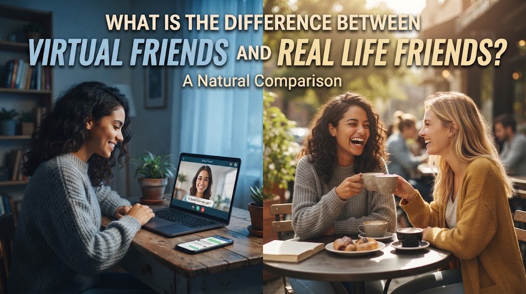What Is The Difference Between Virtual Friends And Real Life Friends?