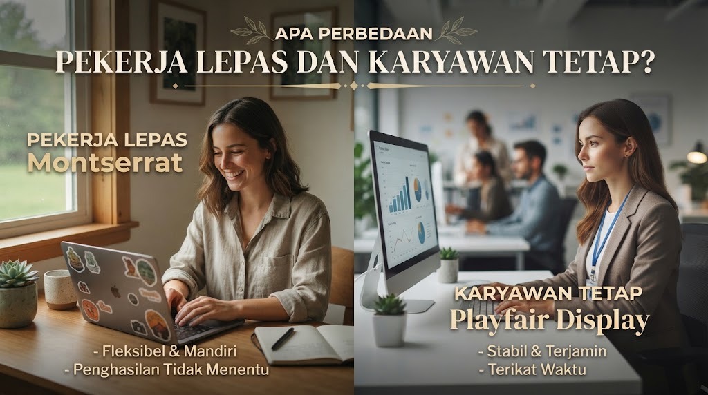 Apa Perbedaan Pekerja Lepas dan Karyawan Tetap?