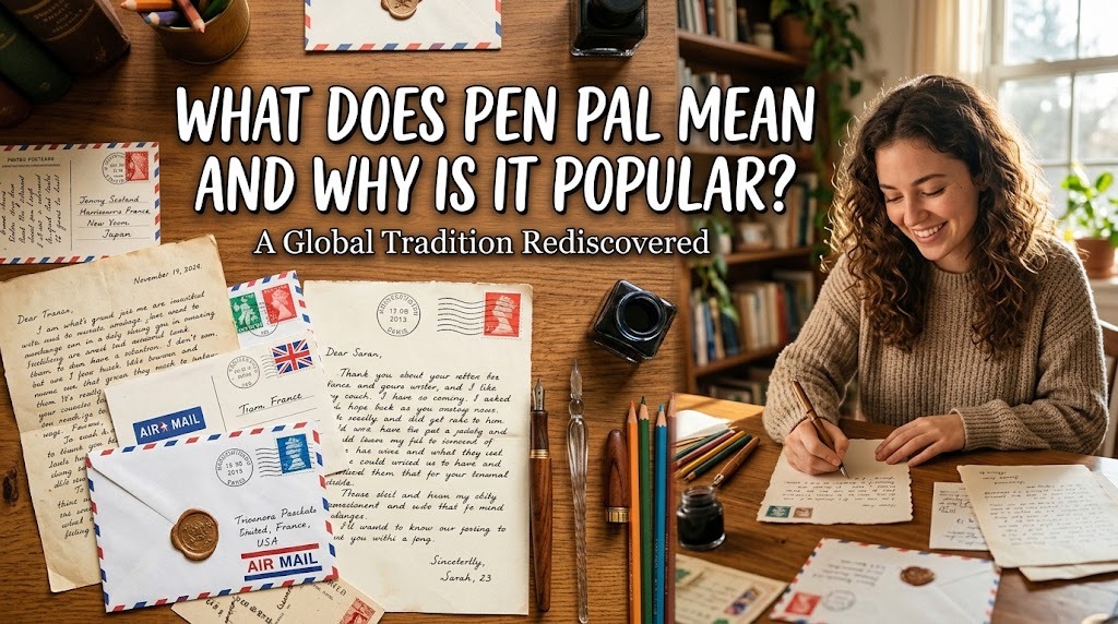 What Does Pen Pal Mean and Why Is It Popular?