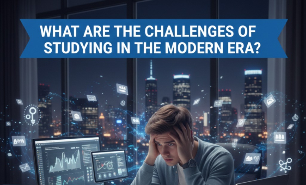 What are the challenges of studying in the modern era?