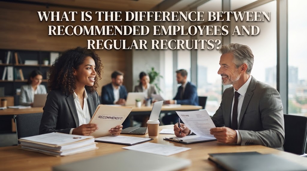 What Is the Difference Between Recommended Employees and Regular Recruits?