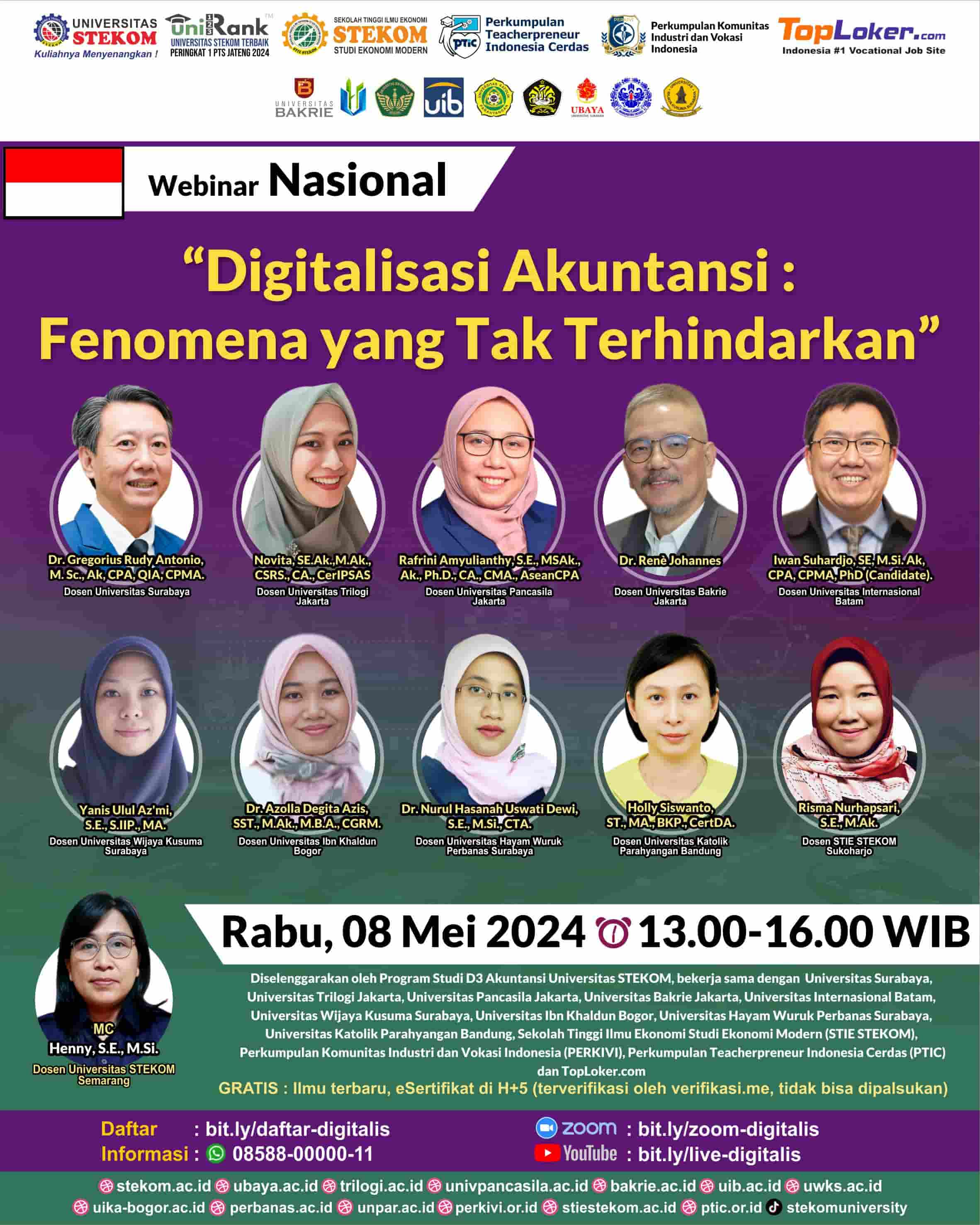 WEBINAR NASIONAL Digitalisasi Akuntansi : Fenomena yang Tak Terhindarkan
