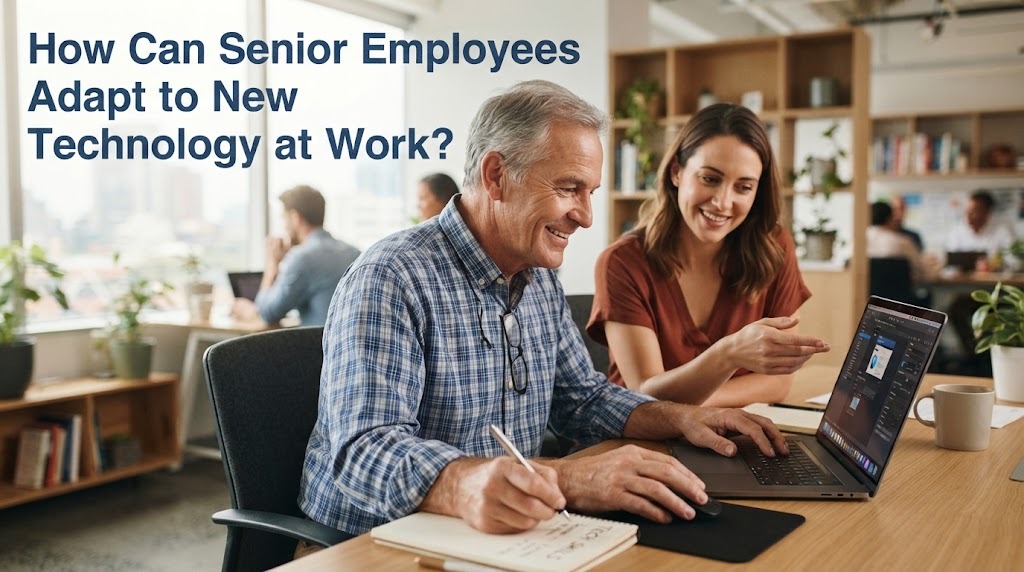 How Can Senior Employees Adapt to New Technology at Work?