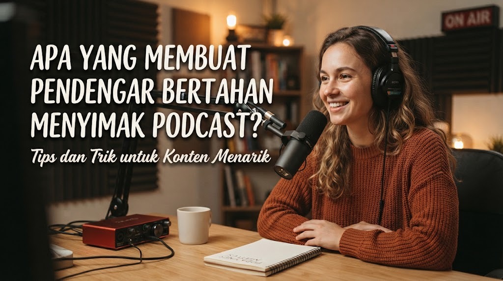 Apa yang Membuat Pendengar Bertahan Menyimak Podcast?