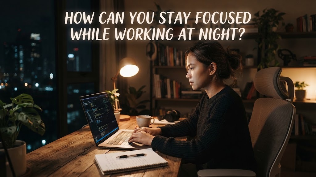 How Can You Stay Focused While Working At Night?
