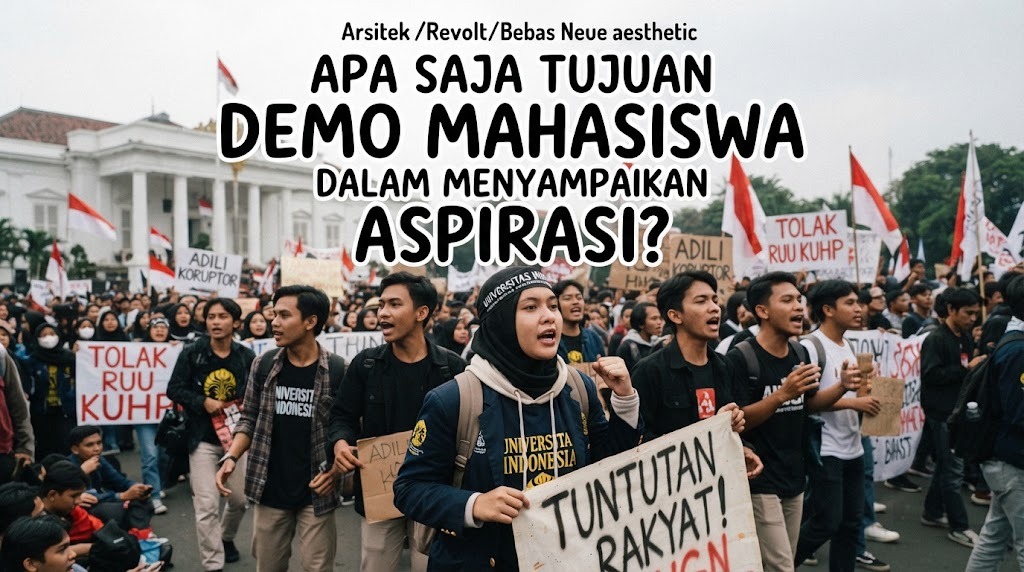 Apa Saja Tujuan Demo Mahasiswa Dalam Menyampaikan Aspirasi?
