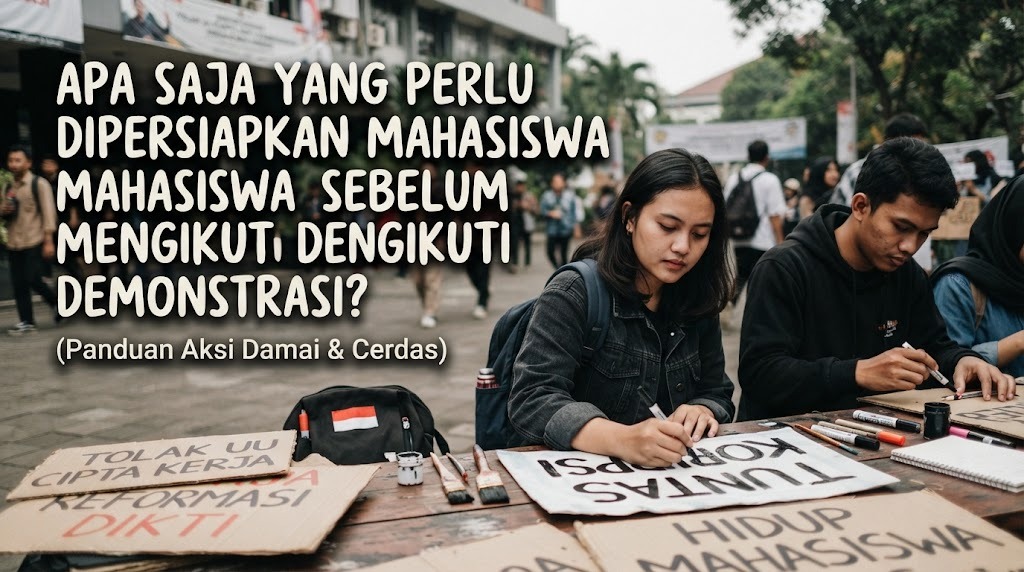 Apa Saja Yang Perlu Dipersiapkan Mahasiswa Sebelum Mengikuti Demonstrasi?