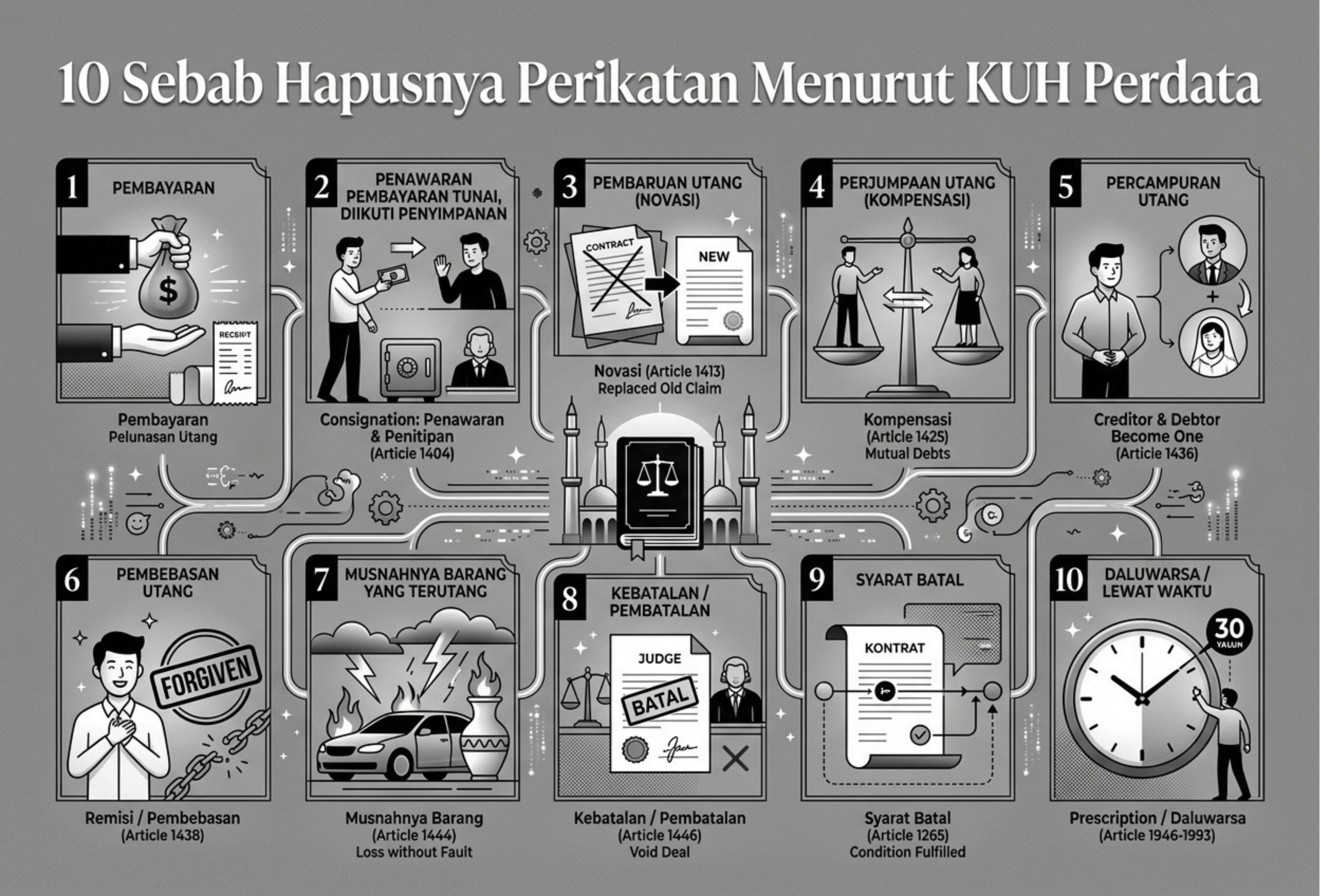 10 Sebab Hapusnya Perikatan Menurut KUH Perdata