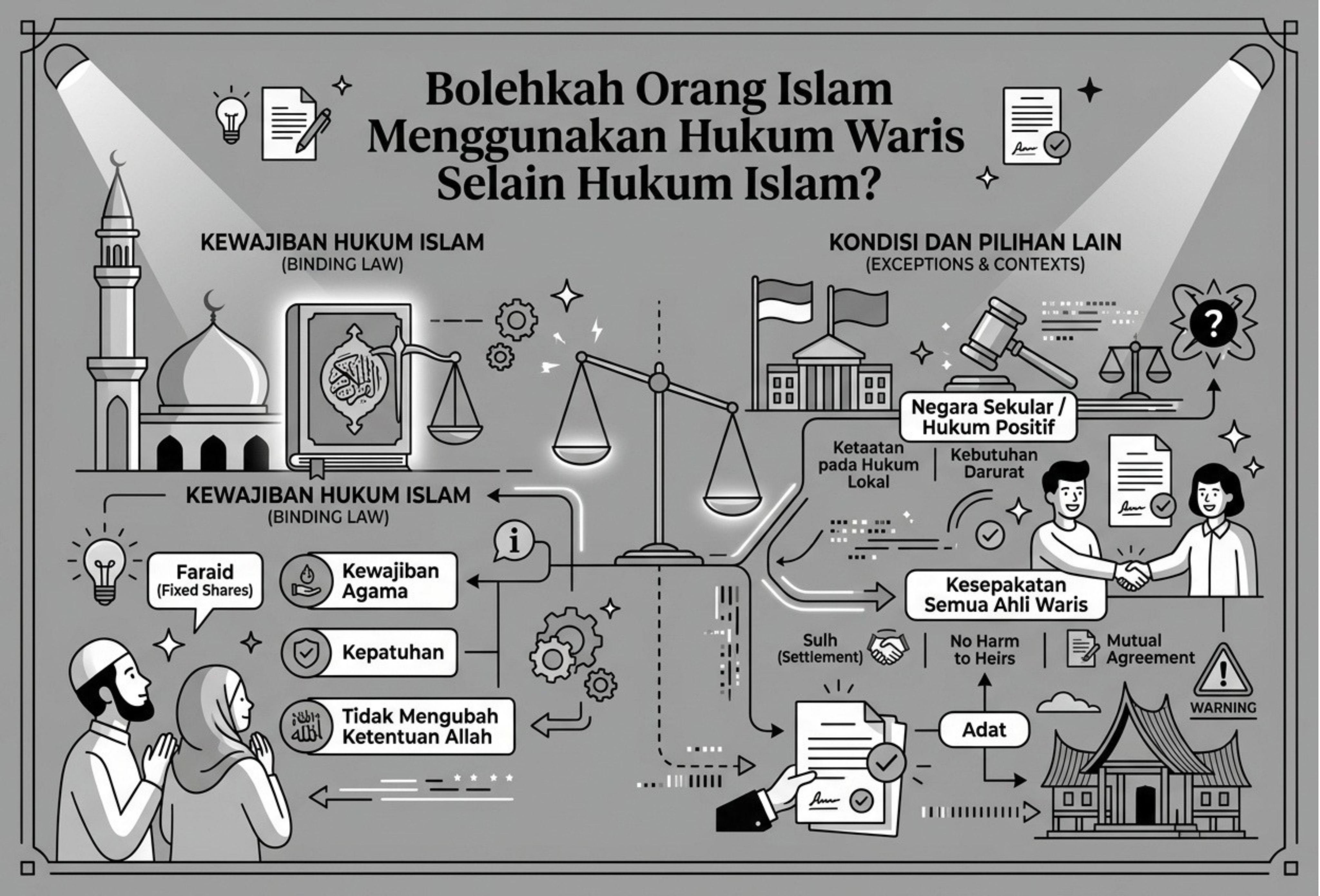 Bolehkah Orang Islam Menggunakan Hukum Waris Selain Hukum Islam