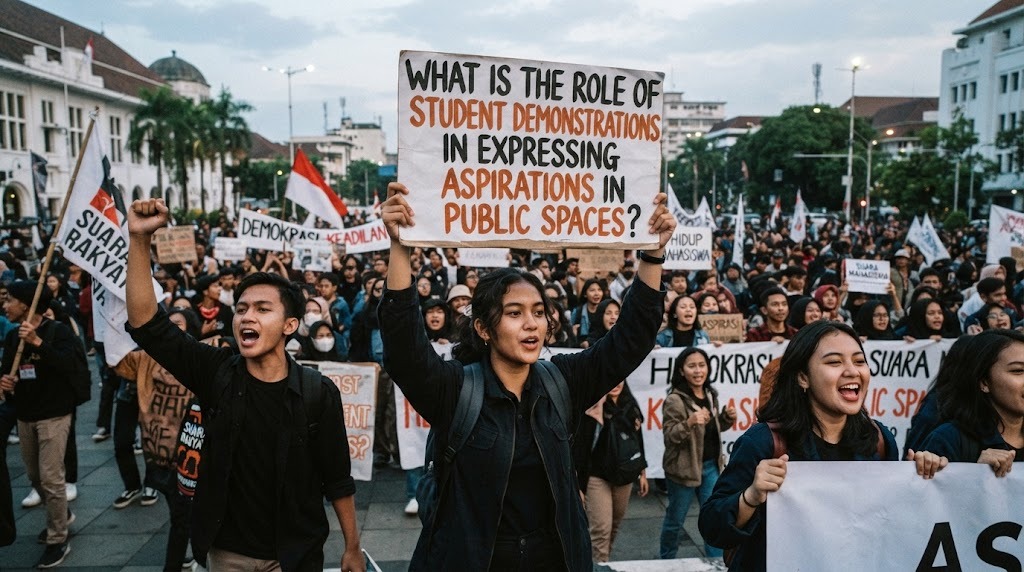 What Is the Role of Student Demonstrations in Expressing Aspirations in Public Spaces?