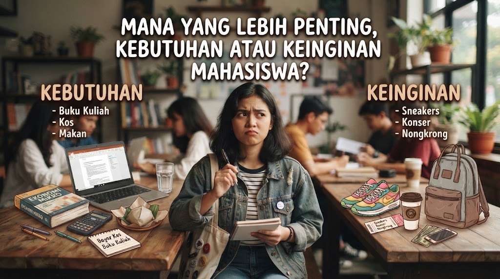 Mana yang Lebih Penting, Kebutuhan atau Keinginan Mahasiswa?