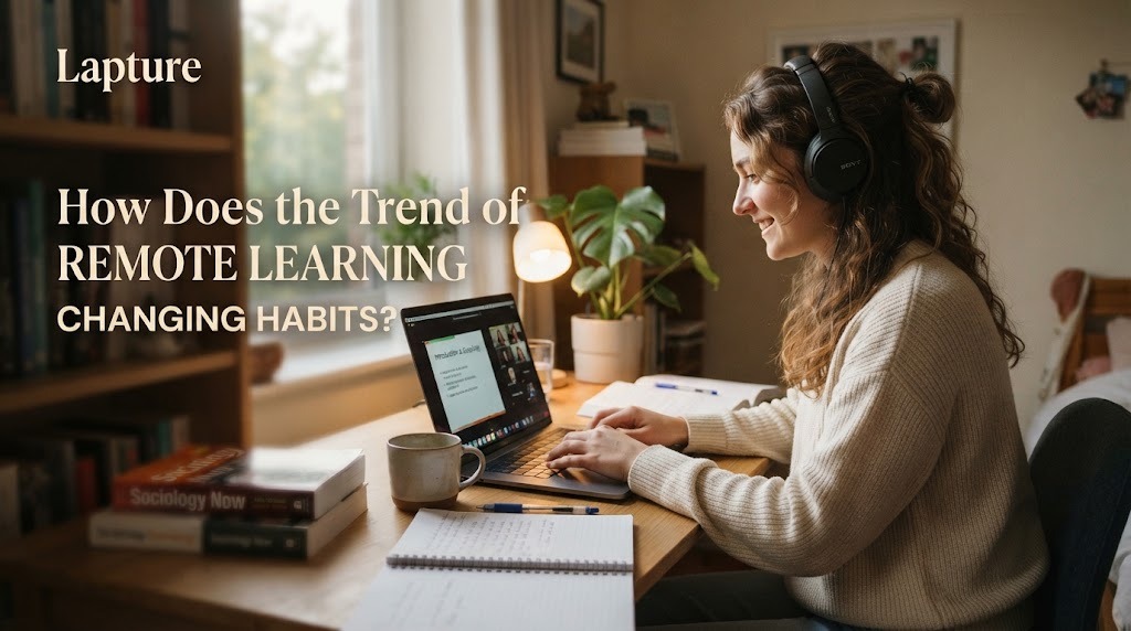 How Does the Trend of Remote Learning Change Student Habits?