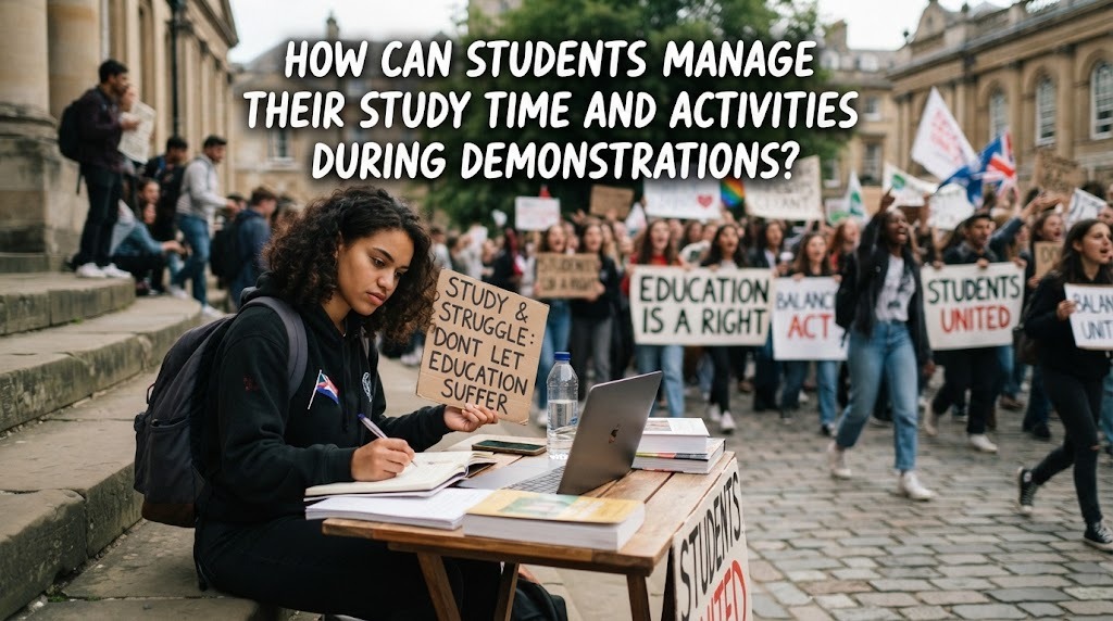 How Can Students Manage Their Study Time and Activities During Demonstrations?