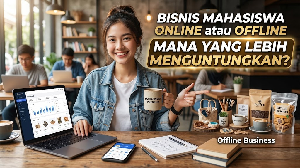 Bisnis Mahasiswa Online atau Offline Mana yang Lebih Menguntungkan?