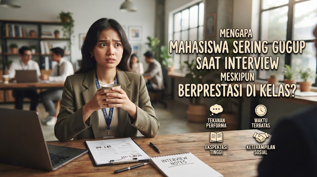 Mengapa Mahasiswa Sering Gugup Saat Interview Meskipun Berprestasi di Kelas?