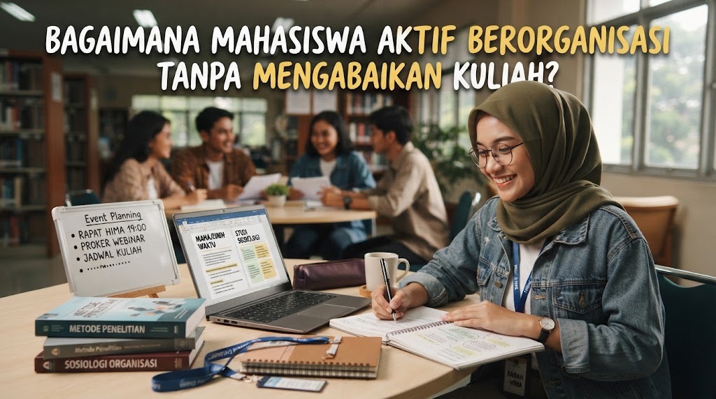 Bagaimana Mahasiswa Aktif Berorganisasi tanpa Mengabaikan Kuliah?