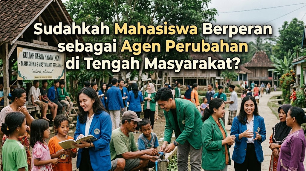 Sudahkah Mahasiswa Berperan sebagai Agen Perubahan di Tengah Masyarakat?