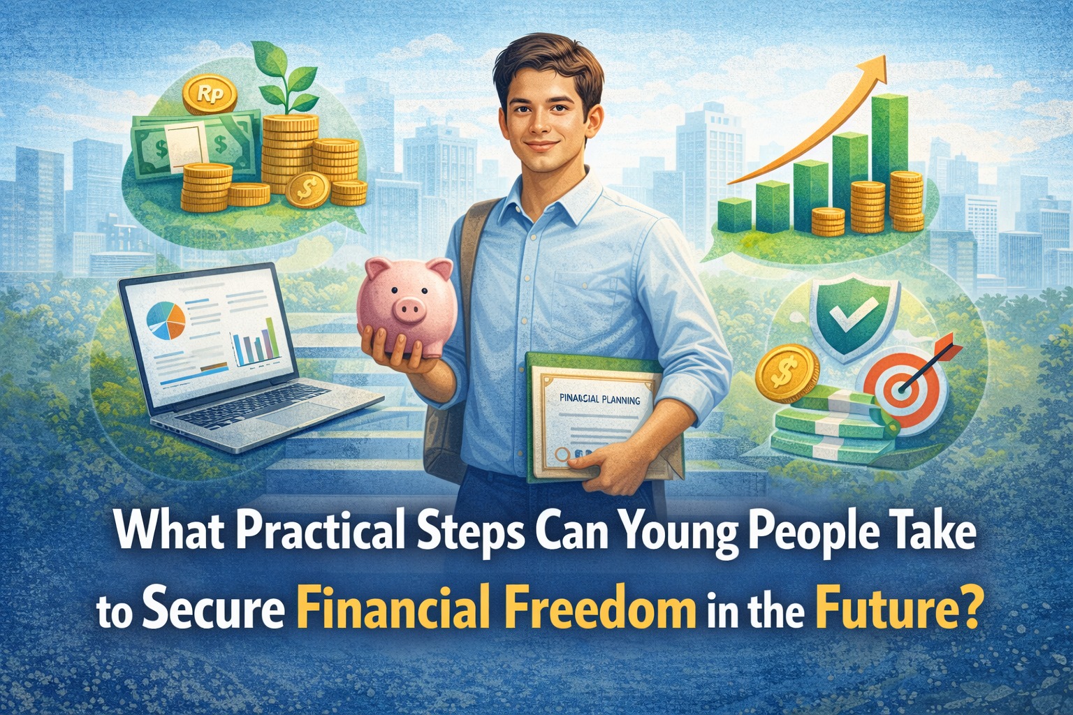 What Practical Steps Can Young People Take to Secure Financial Freedom in the Future?