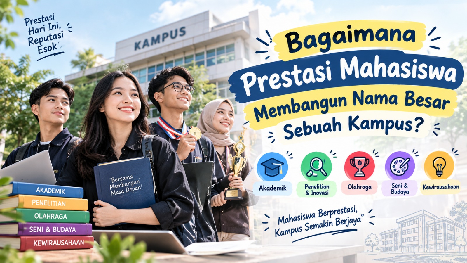Bagaimana Prestasi Mahasiswa Membangun Nama Besar Sebuah Kampus?