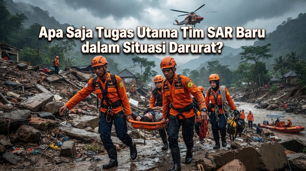 Apa Saja Tugas Utama Tim SAR Baru dalam Situasi Darurat?