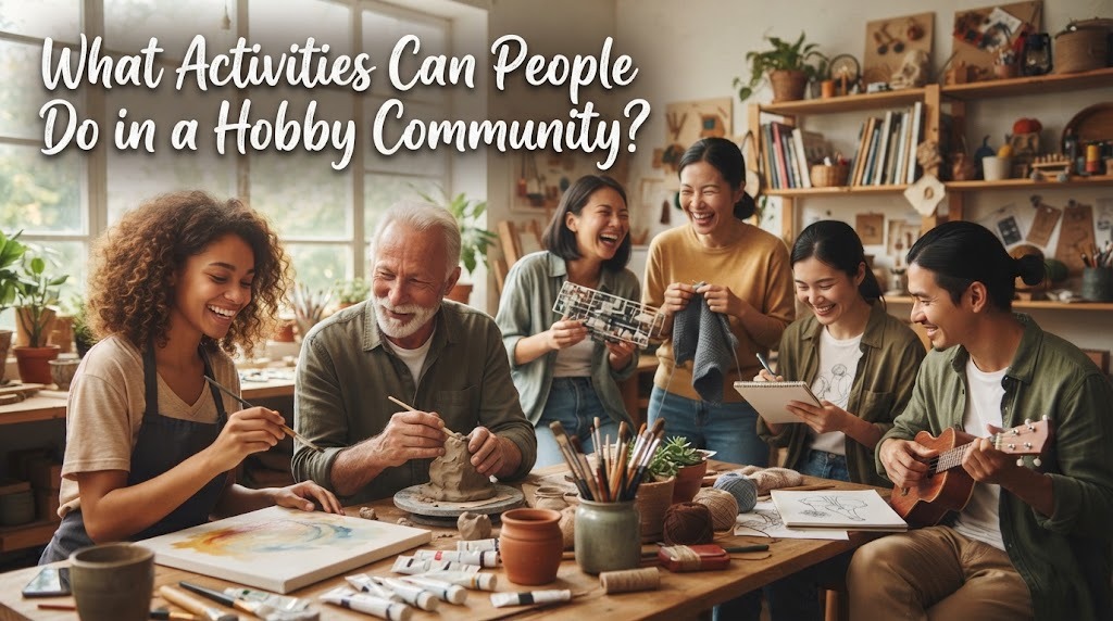 What Activities Can People Do in a Hobby Community?