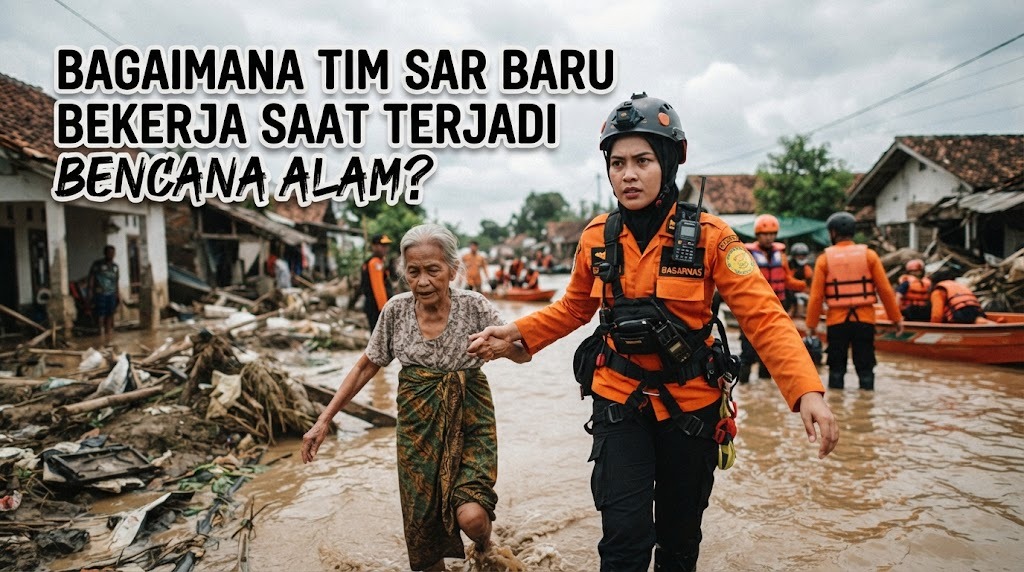Bagaimana Tim SAR Baru Bekerja Saat Terjadi Bencana Alam?