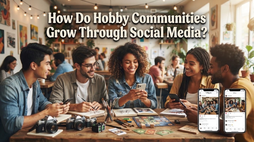 How Do Hobby Communities Grow Through Social Media?