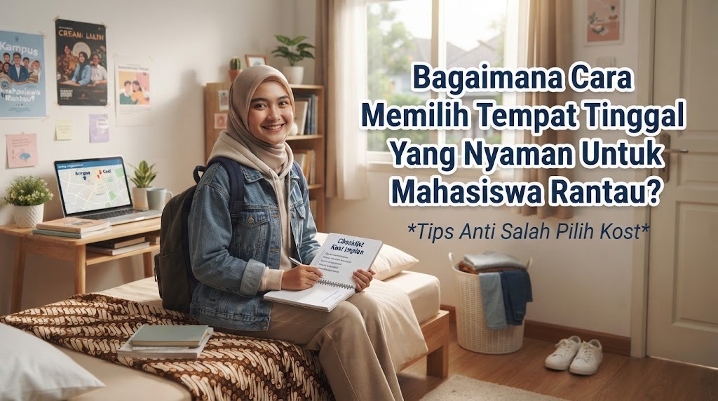 Bagaimana Cara Memilih Tempat Tinggal Yang Nyaman Untuk Mahasiswa Rantau?