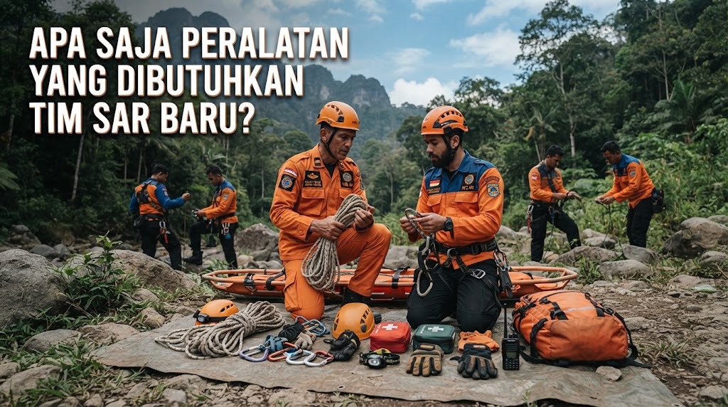 Apa Saja Peralatan yang Dibutuhkan Tim SAR Baru?