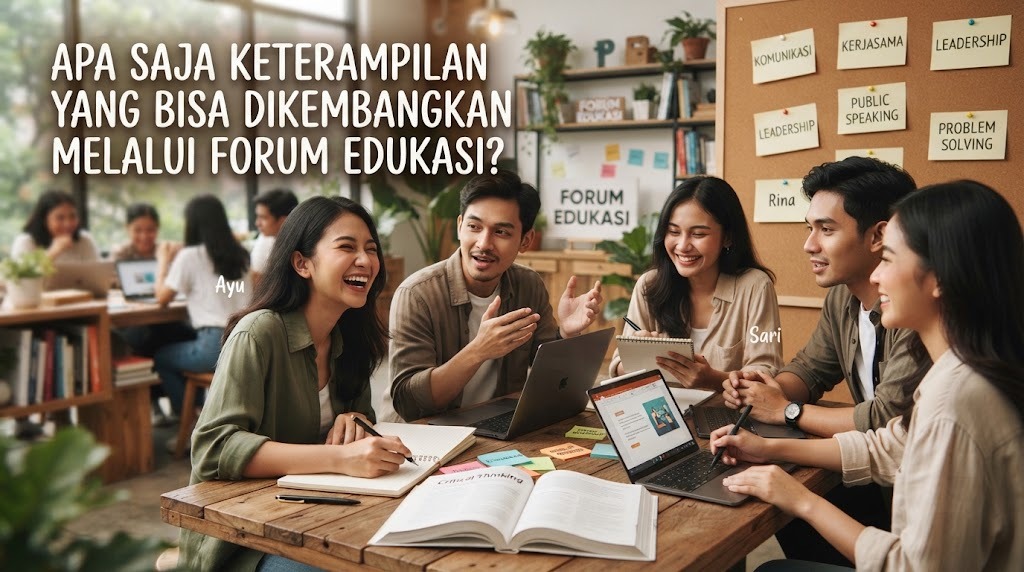 Apa Saja Keterampilan yang Bisa Dikembangkan melalui Forum Edukasi?