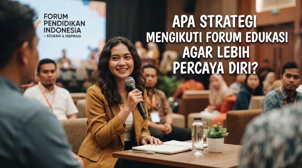 Apa Strategi Mengikuti Forum Edukasi agar Lebih Percaya Diri?