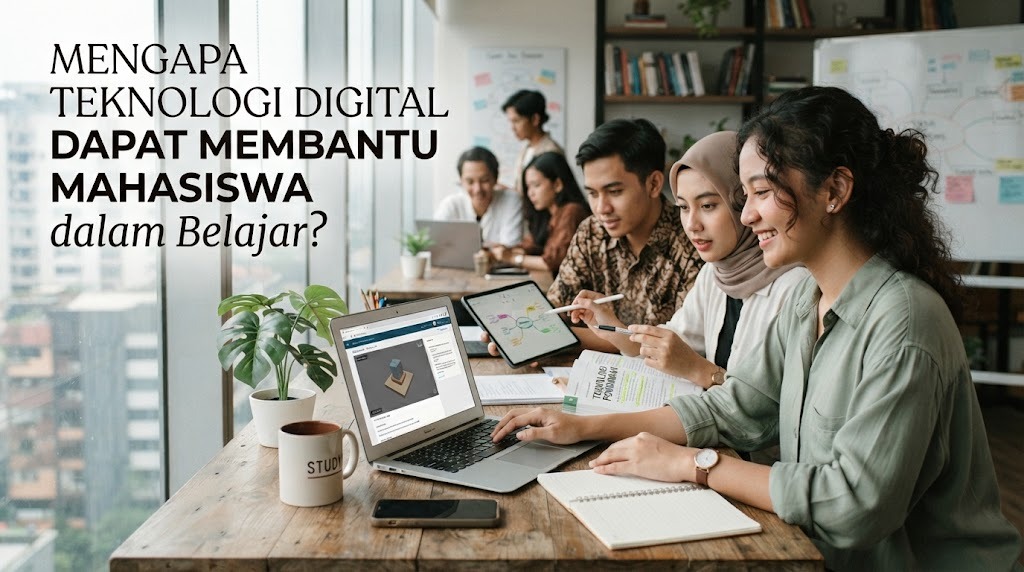 Mengapa Teknologi Digital Dapat Membantu Mahasiswa dalam Belajar?