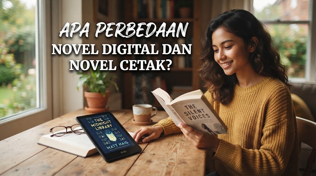 Apa Perbedaan Novel Digital dan Novel Cetak?
