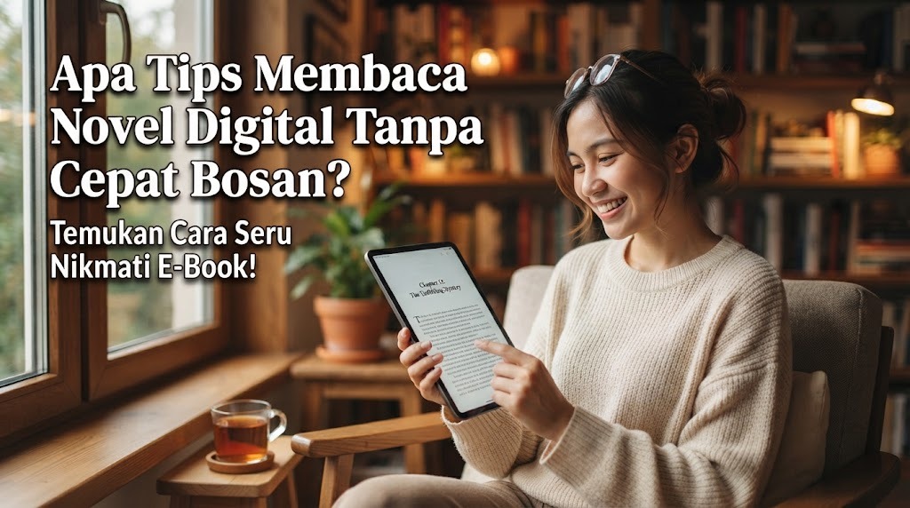 Apa Tips Membaca Novel Digital Tanpa Cepat Bosan?
