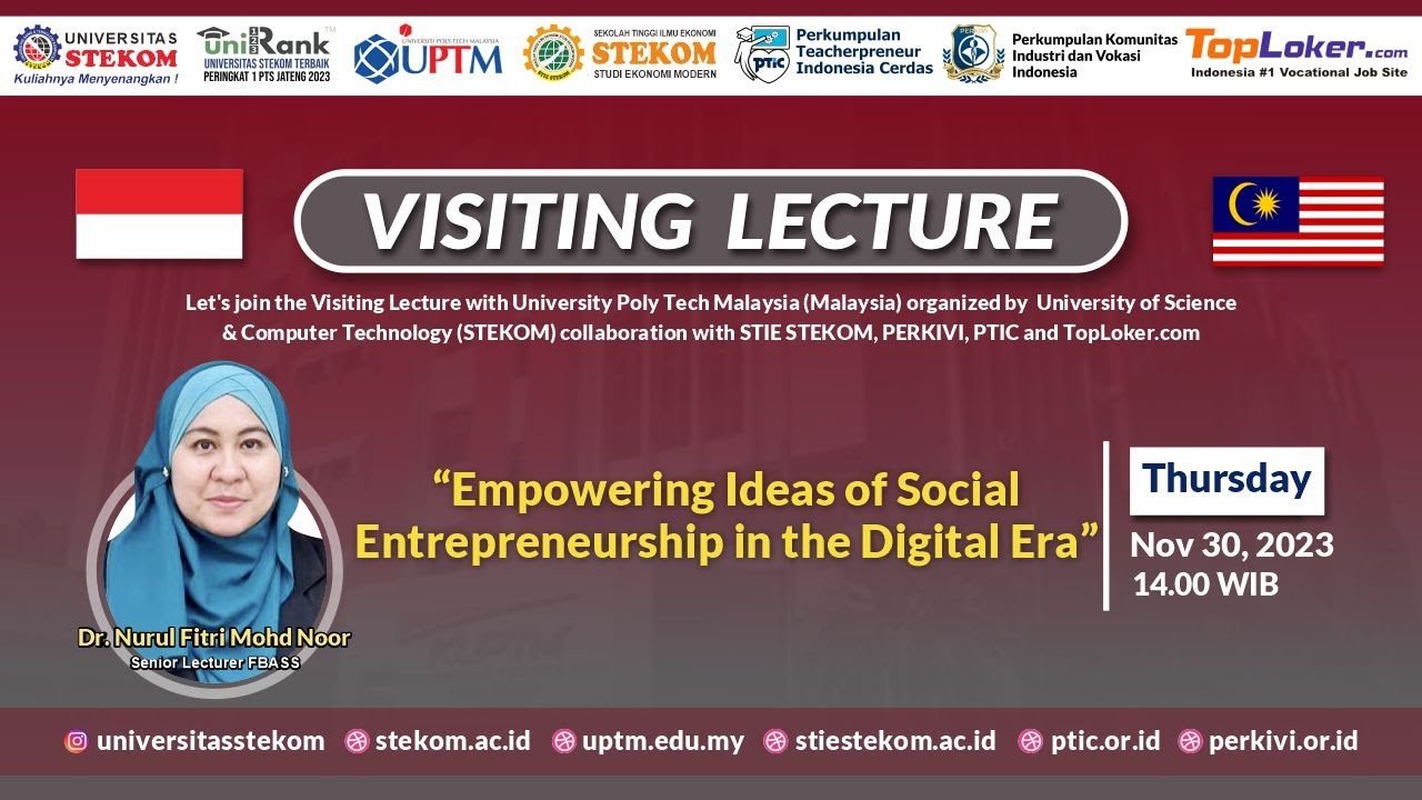 Visiting Lecture with distinguished speakers from the University Poly Tech Malaysia (Malaysia) day5