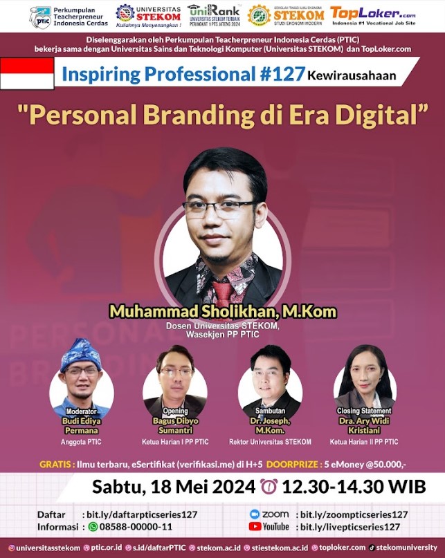 INSPIRING PROFESSIONAL #127 Personal Branding di Era Digital