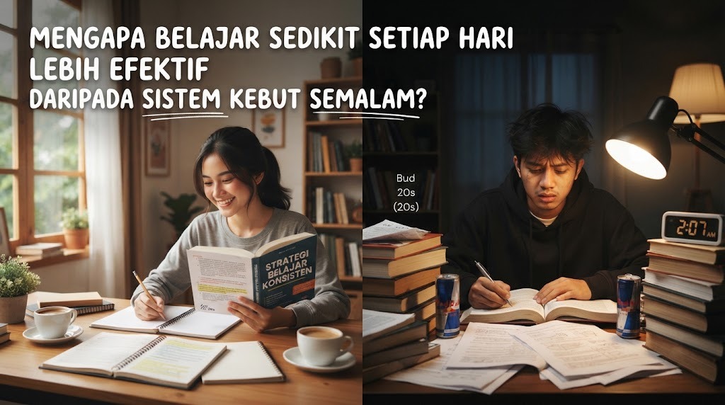Mengapa Belajar Sedikit Setiap Hari Lebih Efektif Daripada Sistem Kebut Semalam?