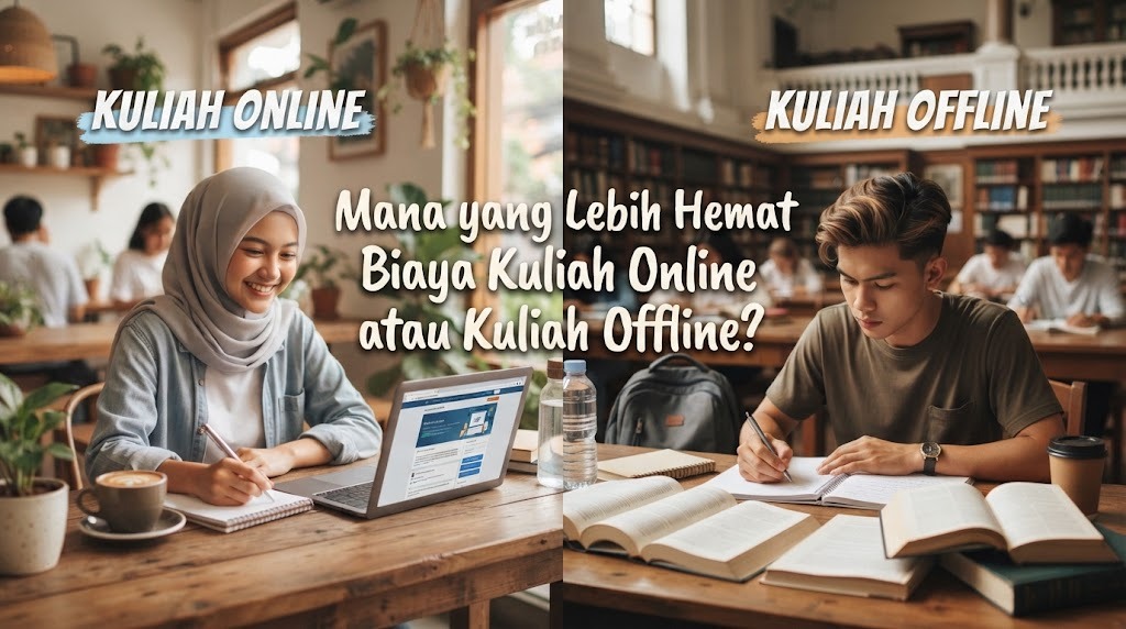 Mana yang Lebih Hemat Biaya Kuliah Online atau Kuliah Offline?
