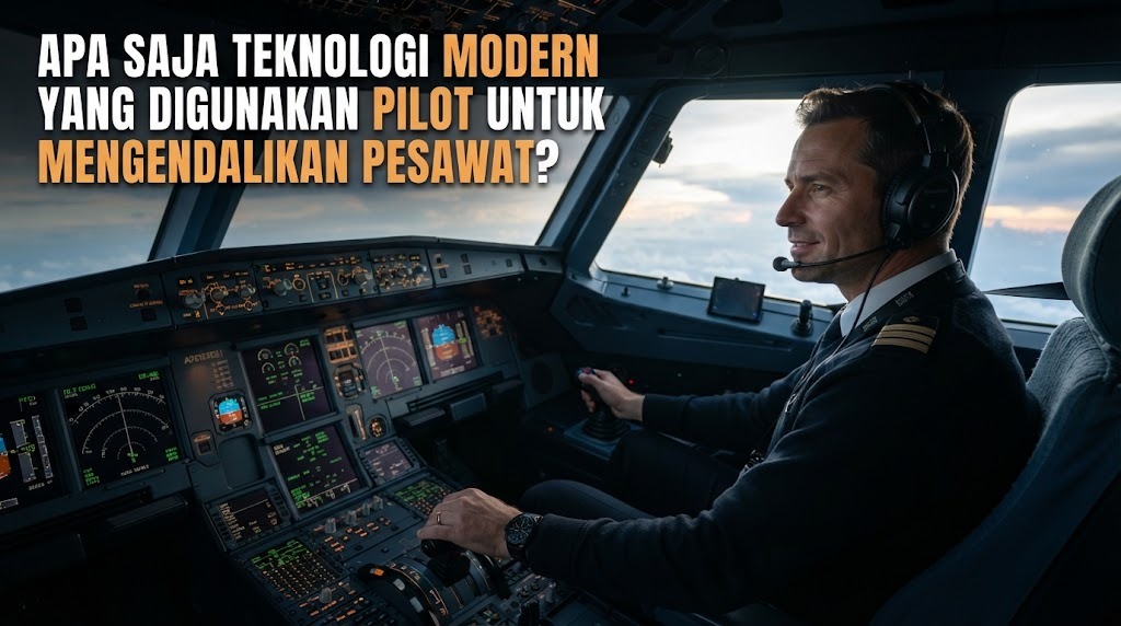 Apa Saja Teknologi Modern yang Digunakan Pilot untuk Mengendalikan Pesawat?