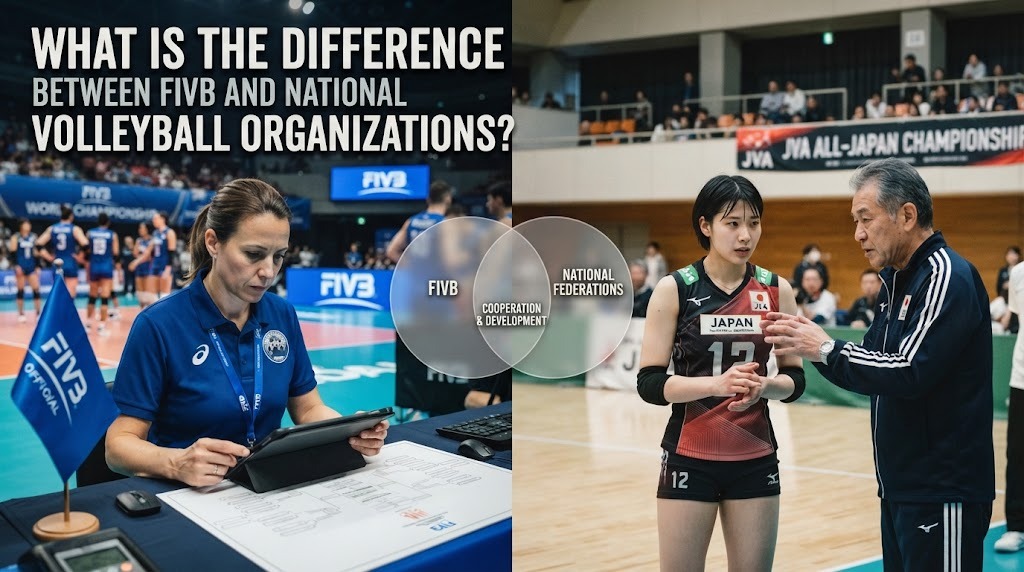 What Is The Difference Between FIVB And National Volleyball Organizations?