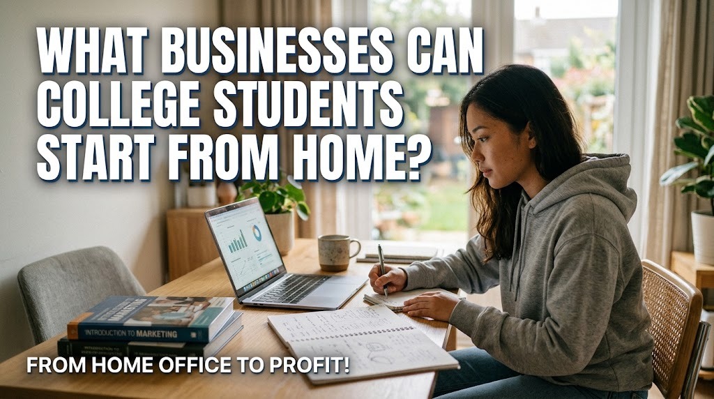 What Businesses Can College Students Start from Home?