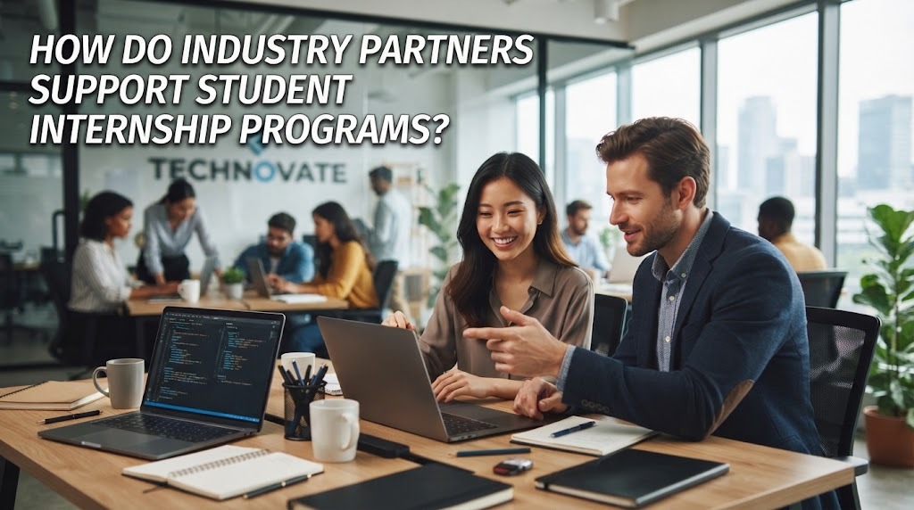 How Do Industry Partners Support Student Internship Programs?